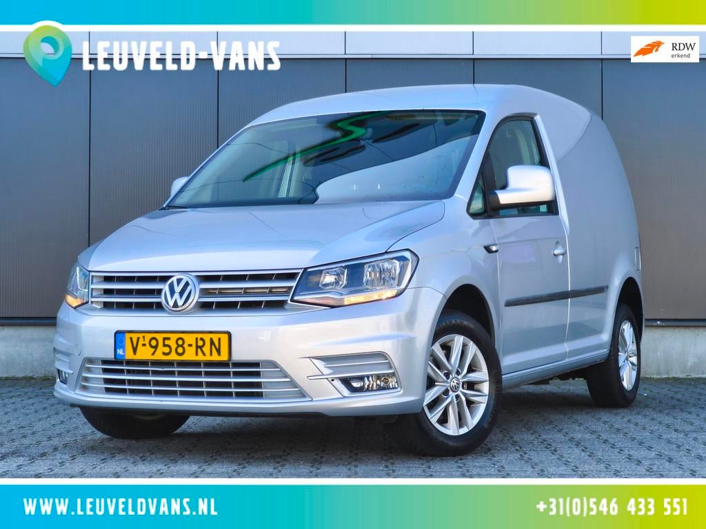Volkswagen Caddy 2.0TDI DSG AUTOMAAT CRUISE NAVI AIRCO TREKH, Stof, Gebruikt, Euro 6, 4 cilinders