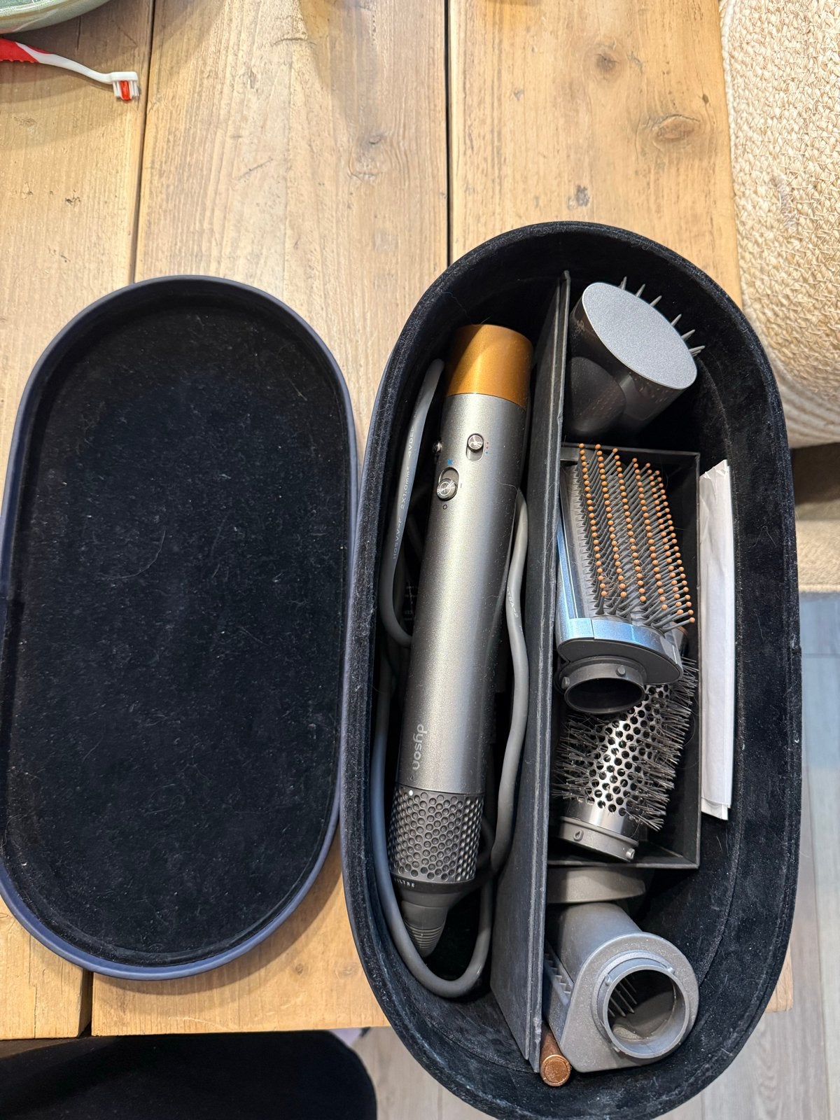 Dyson Airwrap Complete Styler met accessoires, Ophalen of Verzenden, Zo goed als nieuw