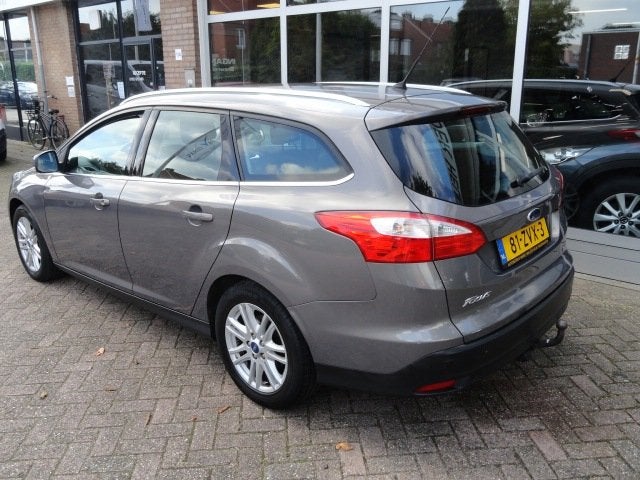 Ford Focus Wagon 1.0 EcoBoost Titanium Airco, Euro 5, Gebruikt, Zwart, Bruin
