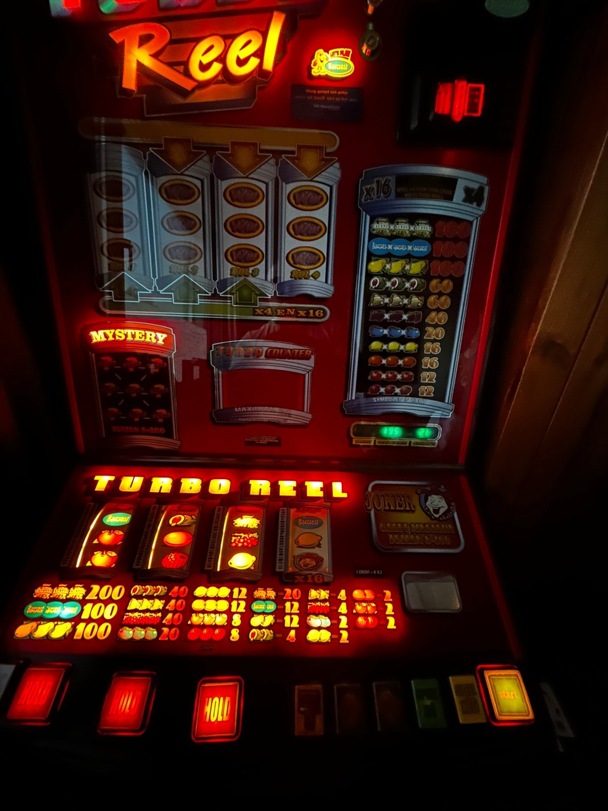 Turbo Reel gokkast, Verzamelen, Automaten | Gokkasten en Fruitautomaten, Euro, Ophalen, Zo goed als nieuw