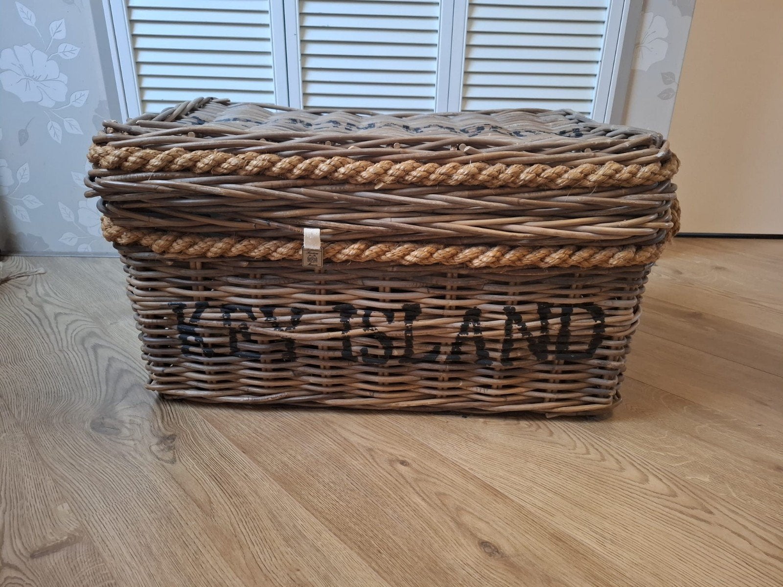 Riviera Maison Key Island Opbergmand Rotan, Huis en Inrichting, Ophalen, 50 – 75, Minder dan 50 cm, 50 tot 100 cm