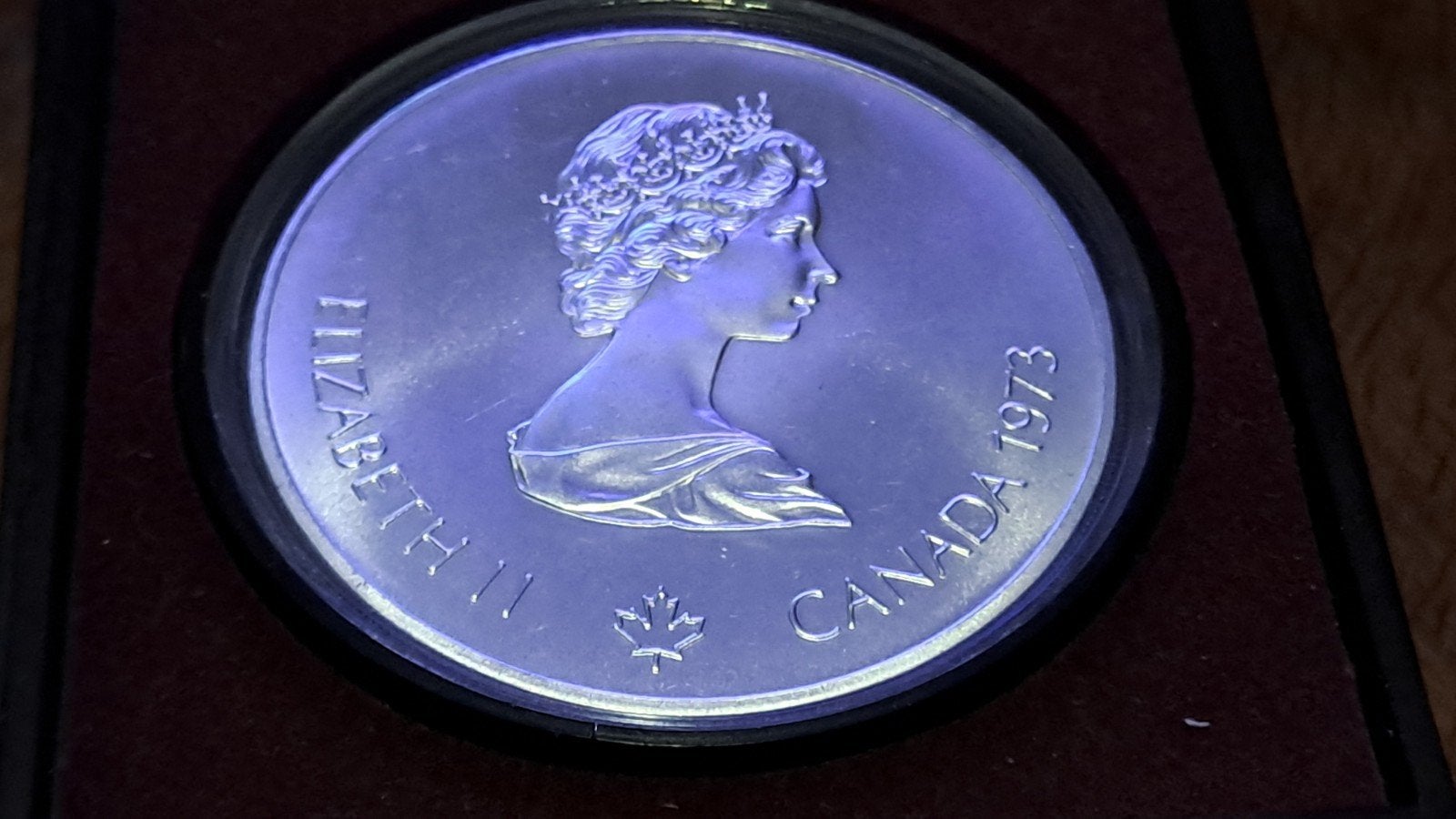 Zilveren 10 Dollar Munt Canada Olympische Spelen 1976, Ophalen of Verzenden, Noord-Amerika, Losse munt, Zilver