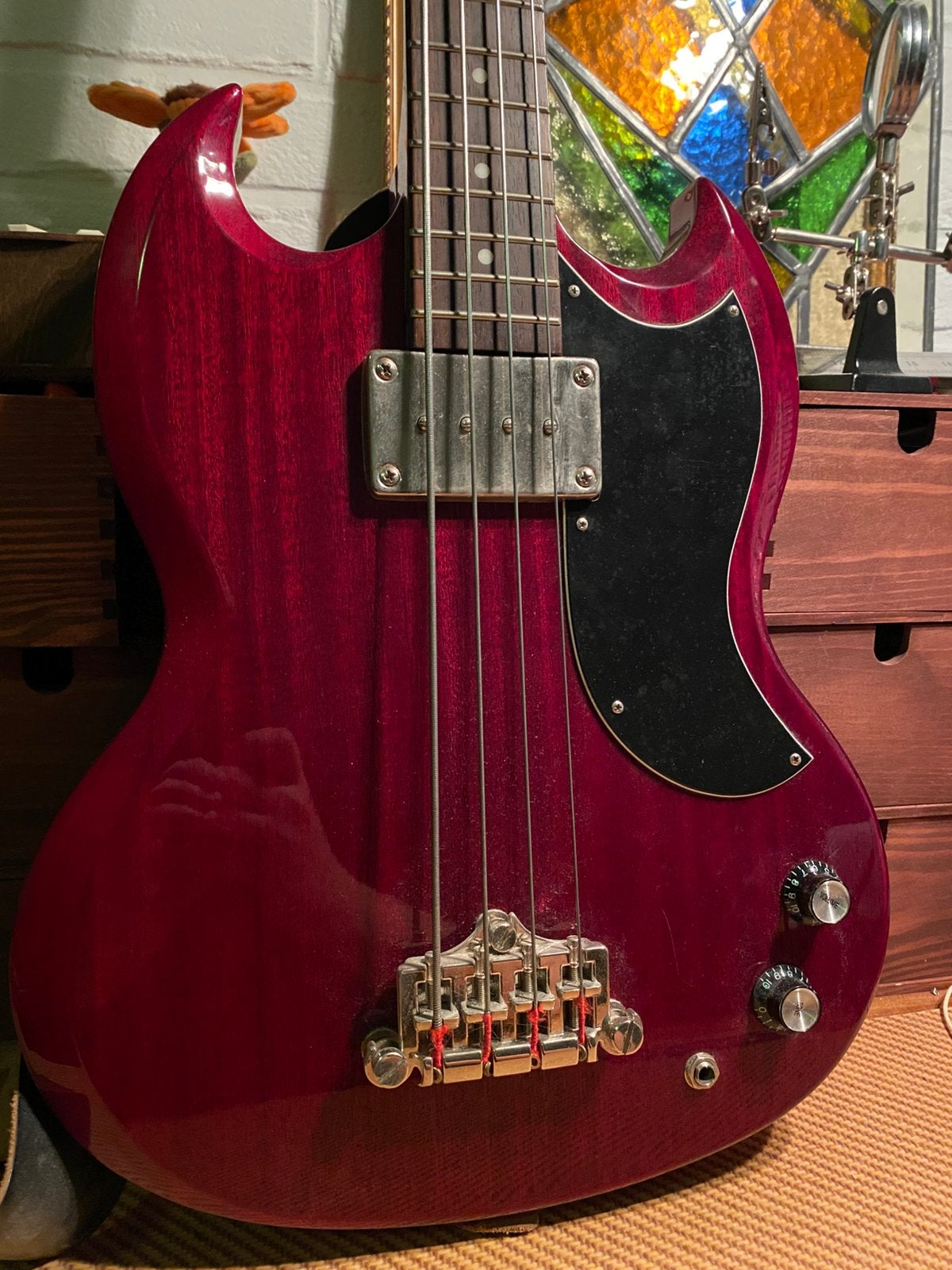 Epiphone EB-0, Muziek en Instrumenten, Ophalen of Verzenden, Gebruikt, Elektrisch