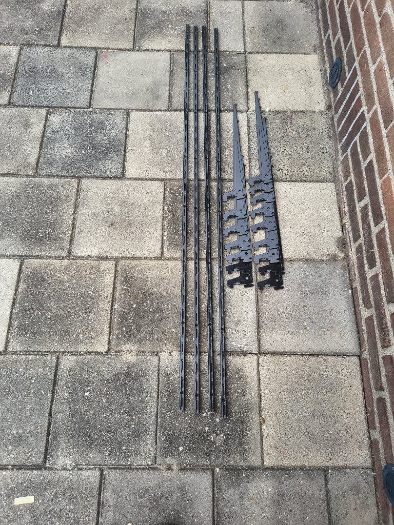 Duraline F wand set met 16 dragers, Ophalen, Nieuw