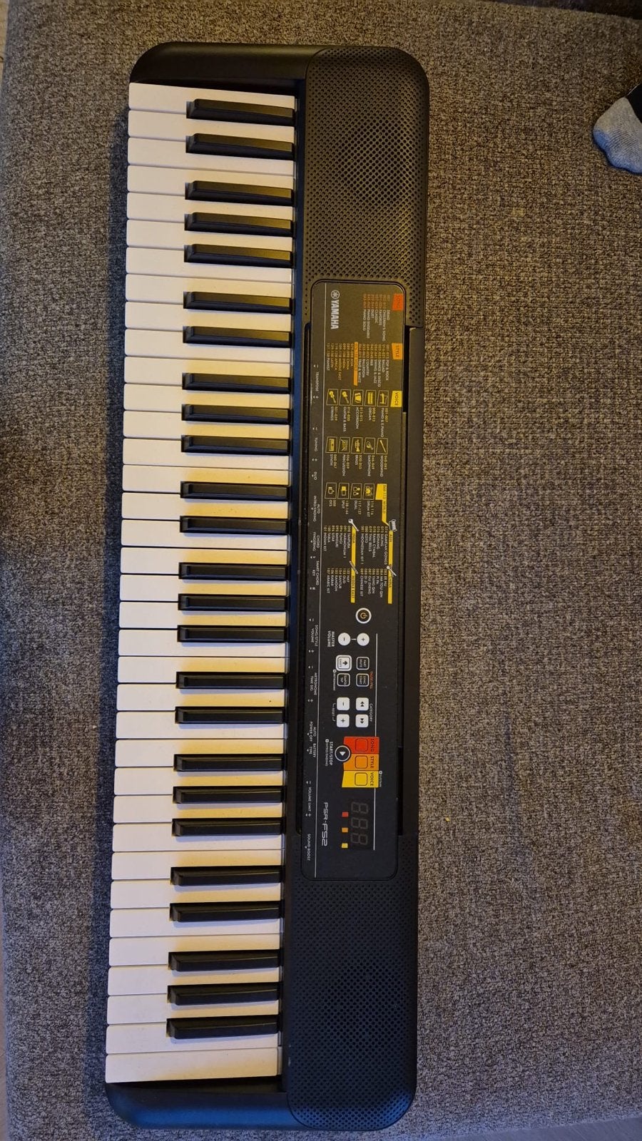 Yamaha PSR-F52 Keyboard - Zo goed als nieuw, Ophalen, Zo goed als nieuw, 61 toetsen, Yamaha
