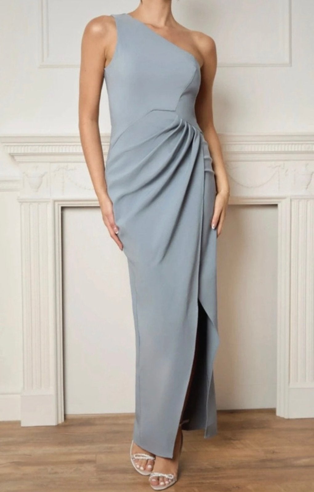 CHI CHI LONDON JURK MAAT 44 sage green, Galajurk, Verzenden, Maat 42/44 (L), Zo goed als nieuw
