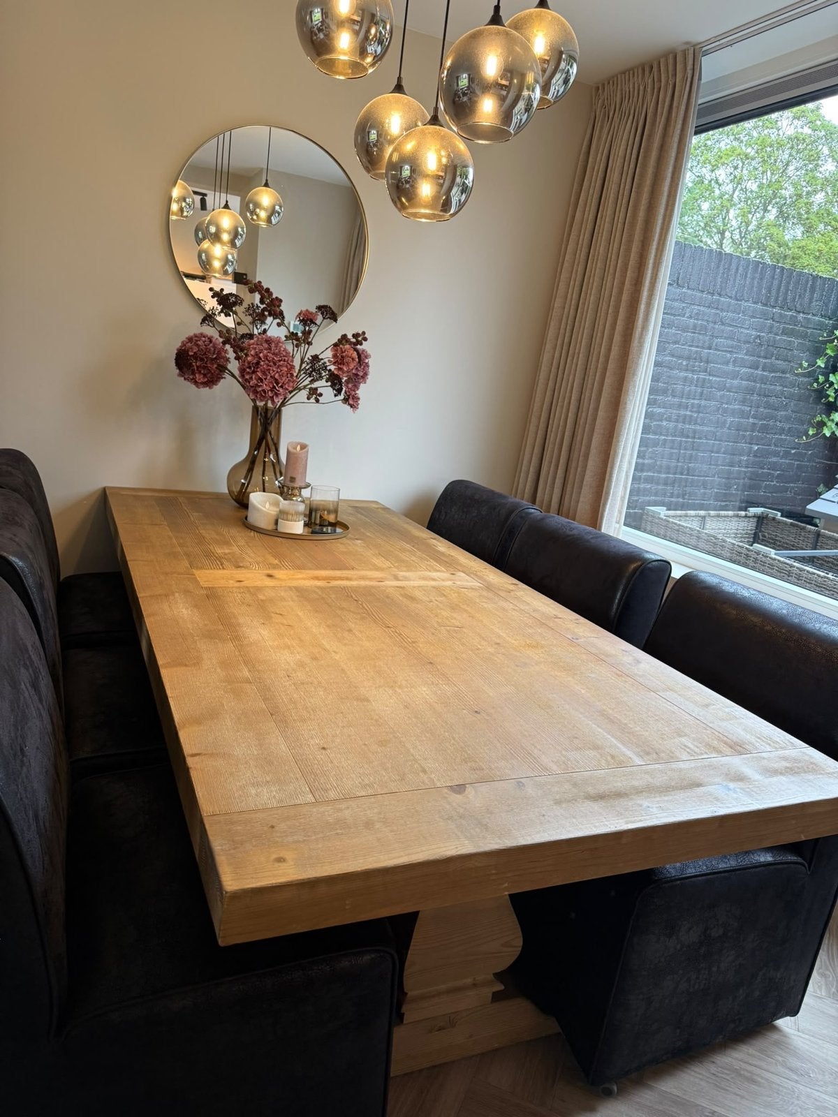 Ruime Rofra Home eettafel - 240x109 cm, Ophalen, Gebruikt, 100 tot 150 cm, 200 cm of meer