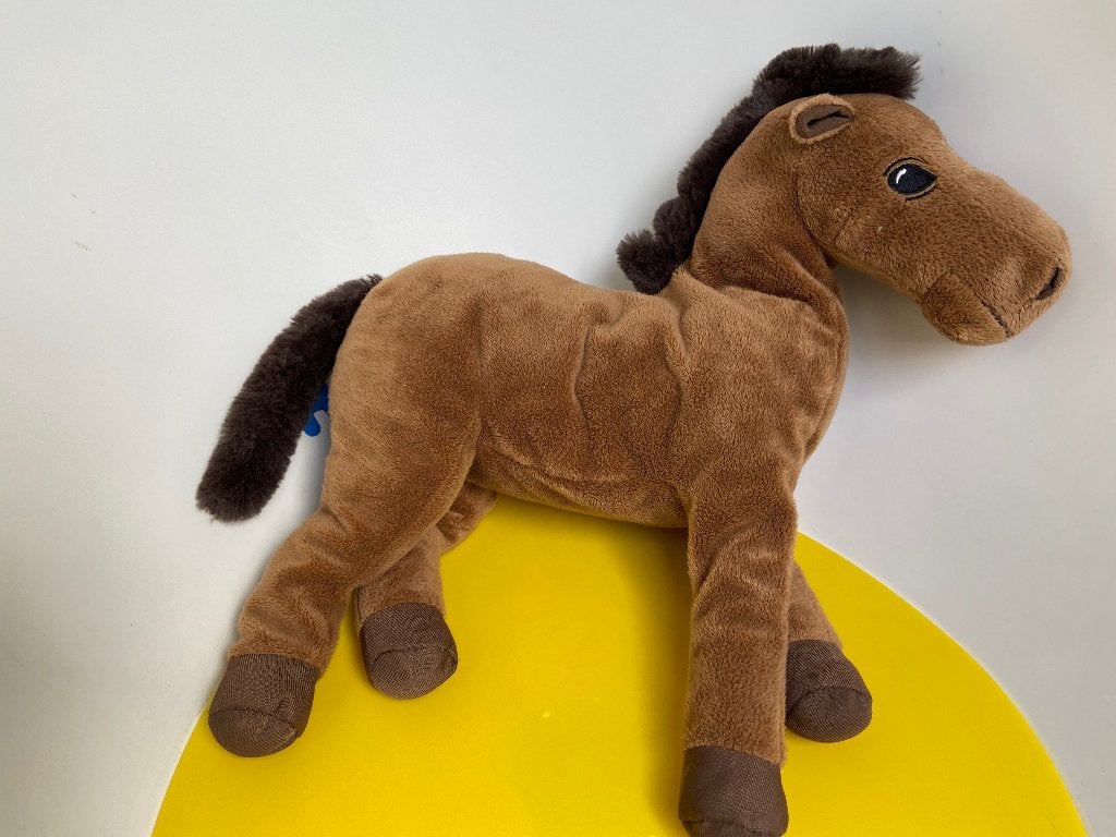 K3340 ikea paard bruin met bles, Ophalen of Verzenden, Zo goed als nieuw, Overige typen