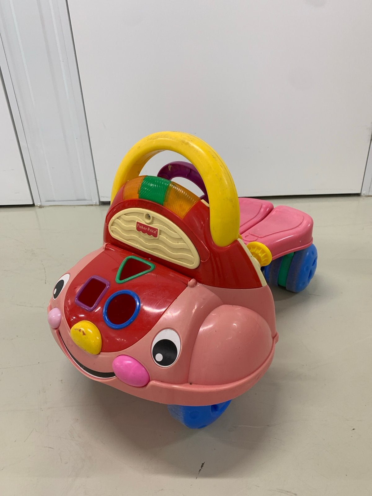 Fisher-Price loopauto met geluid, Ophalen, Gebruikt, Auto, Met geluid