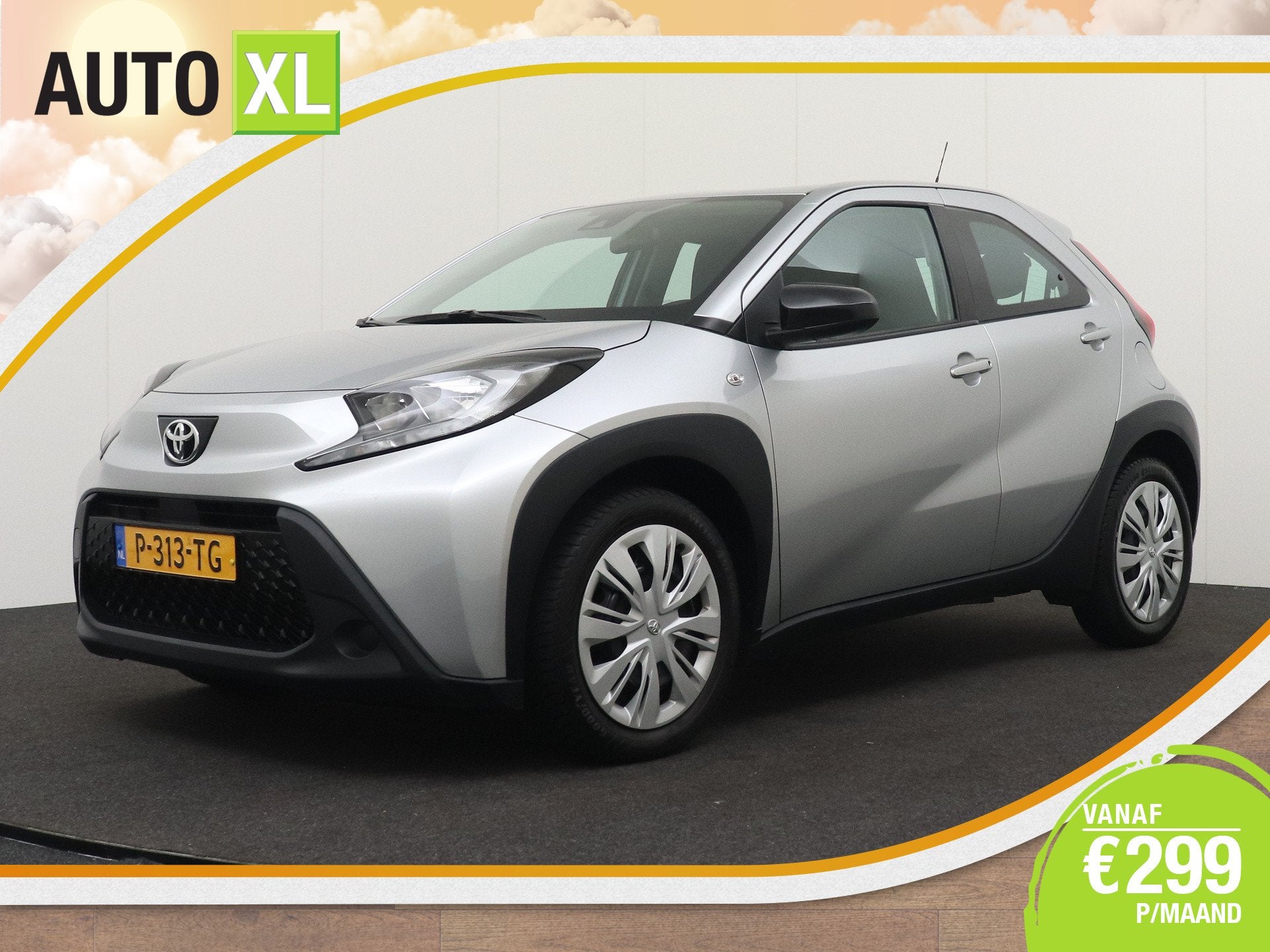 Toyota Aygo X 1.0 VVT-i MT Play Adapt. Cruise Carplay Camera, Auto's, Dealer onderhouden, Gebruikt, 920 kg, 4 stoelen
