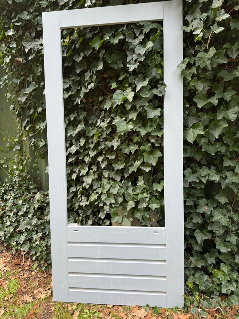 Achterdeur/balkondeur hardhout 920x2010mm, Ophalen, 80 tot 100 cm, Nieuw, Buitendeur