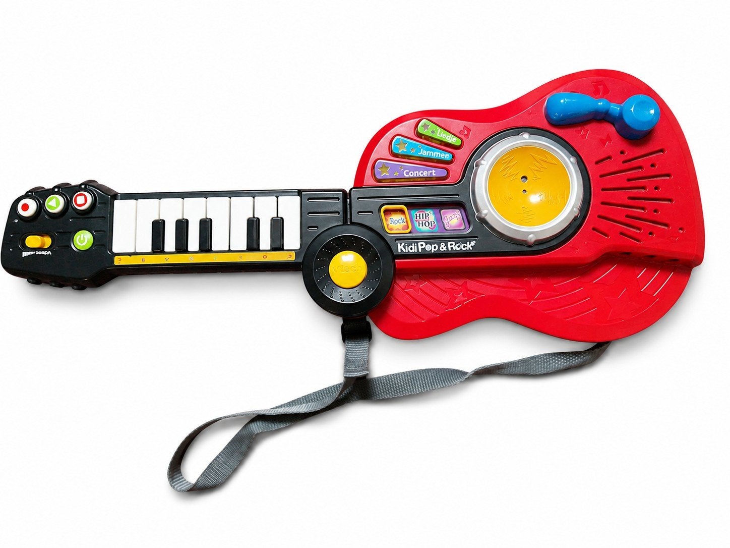 VTech KidiPop & Rock 3-in-1 – Gitaar / Keyboard / Drum, Ophalen, Zo goed als nieuw