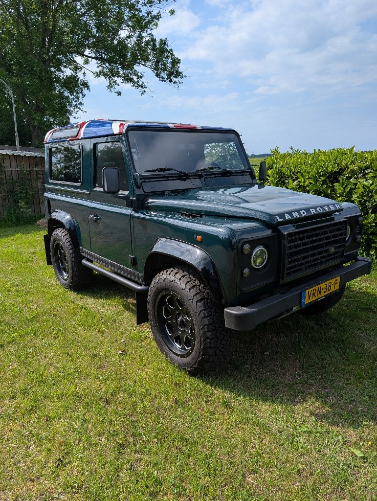 Land Rover Defender 90 MPI, Benzine/LPG, 1994 cc, 136 pk, Land Rover, Zwart