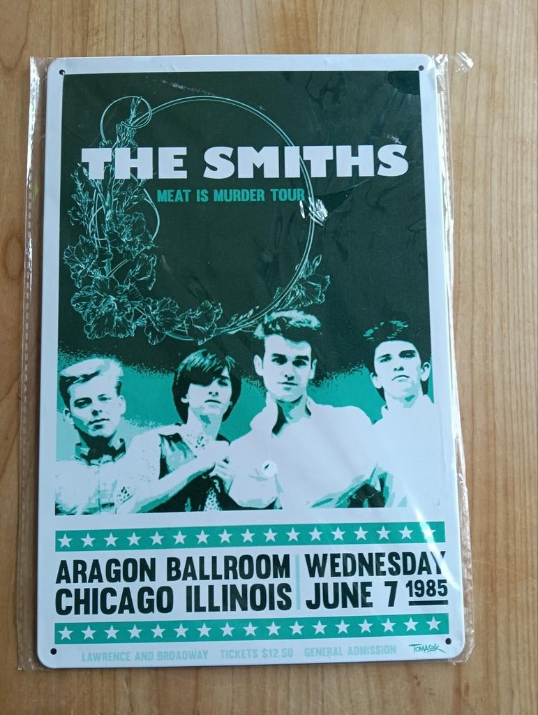 The Smiths metaal nieuwe in de verpakking., Ophalen of Verzenden, Nieuw, Reclamebord