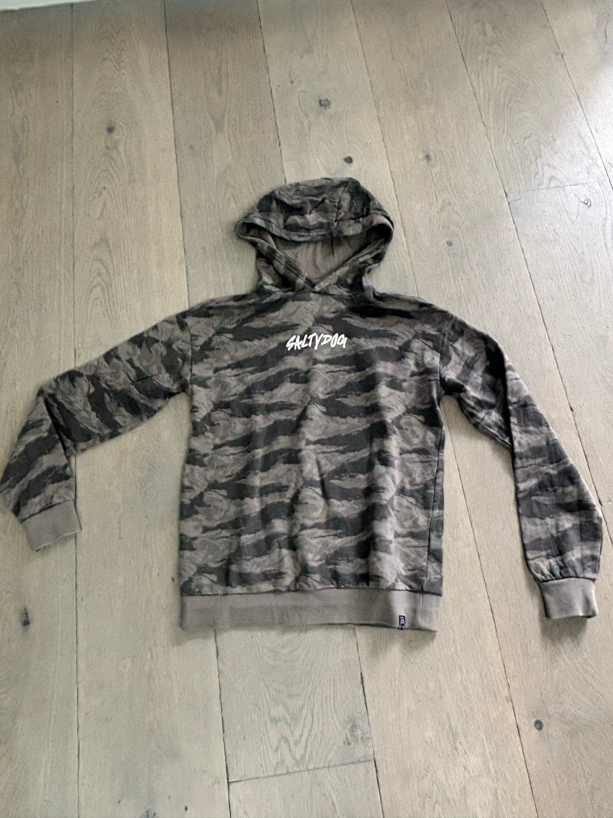 Saltydog hoodie camouflage maat 170-176, Ophalen, Gebruikt, Jongen of Meisje, Trui of Vest