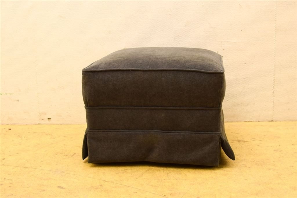 Hocker van stof 45238, Gebruikt, 125 cm of meer, Vierkant, Ophalen of Verzenden