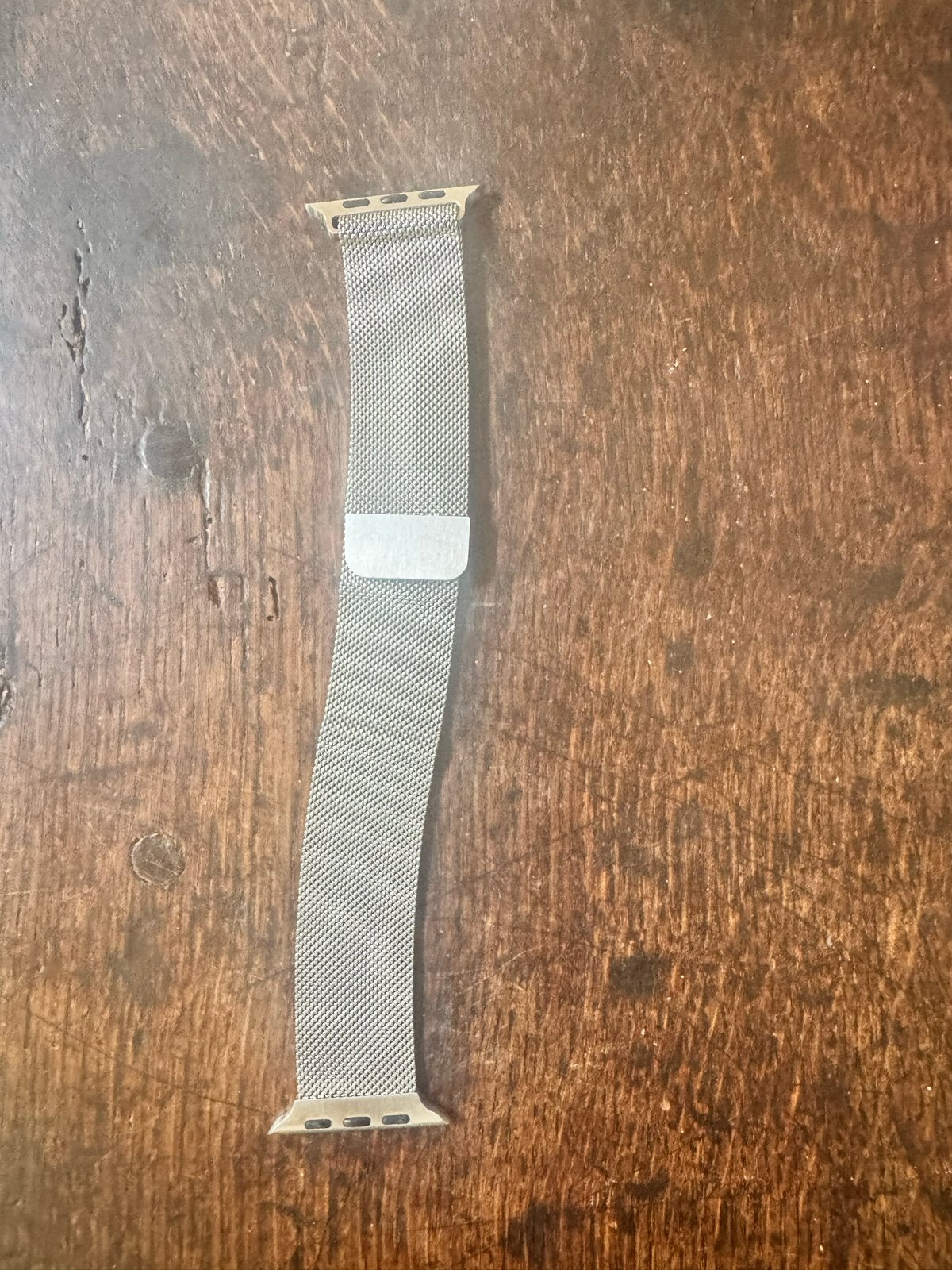 Zilveren Milanese Loop bandje voor Apple Watch, Ophalen, Zo goed als nieuw, Zilver