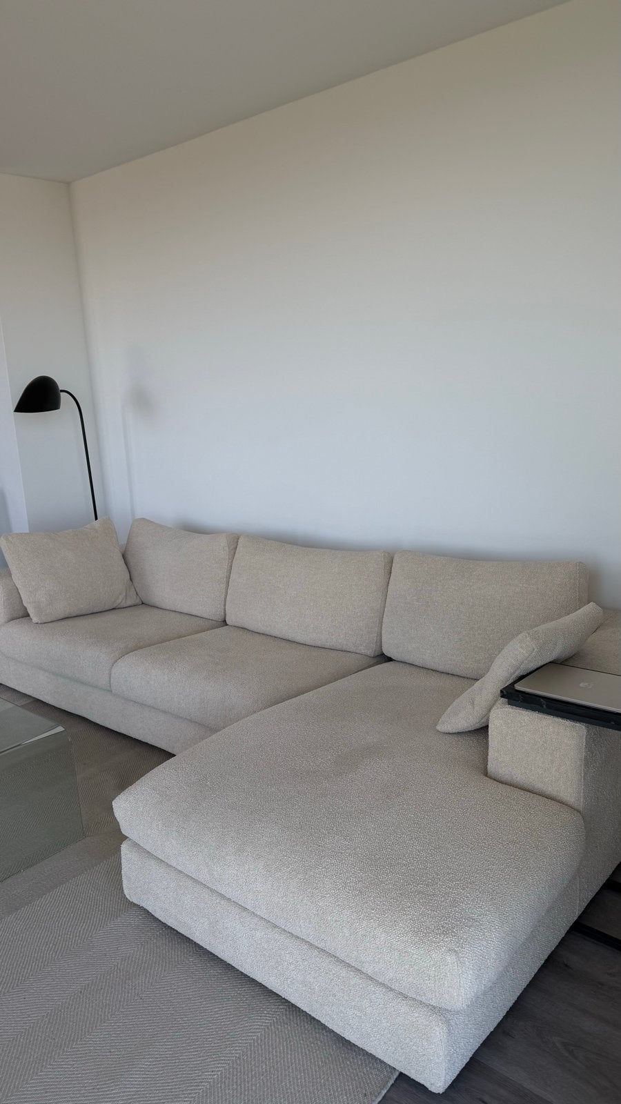 Linteloo Mauro bank., Huis en Inrichting, Ophalen, Hoekbank, 300 cm of meer, Zo goed als nieuw