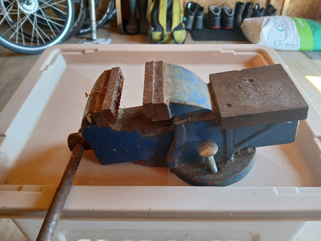 bankschroef, Ophalen, Gebruikt