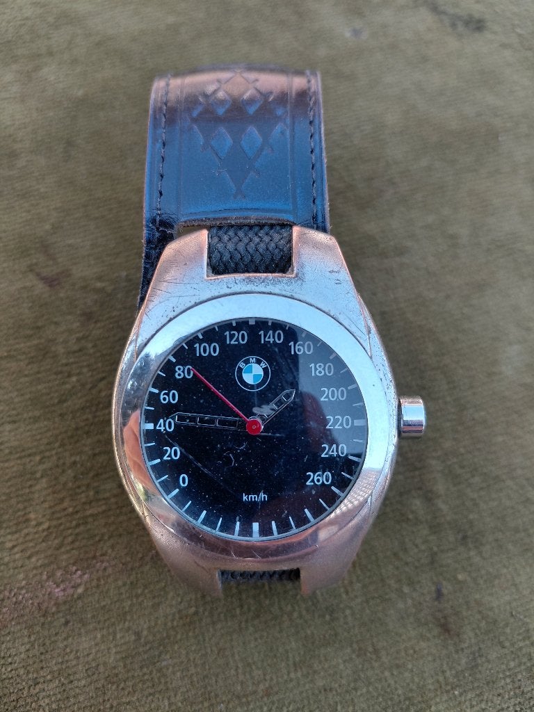 Vintage BMW polshorloge, Quartz uurwerk., Verzenden