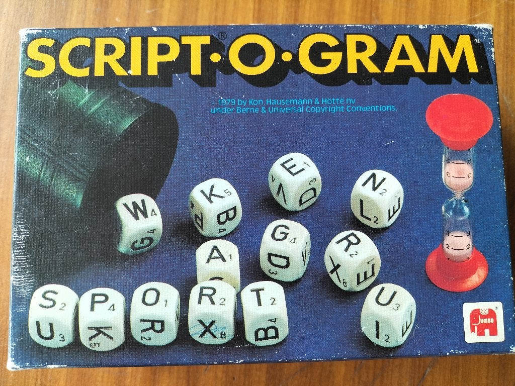 Script-O-Gram spel, Ophalen of Verzenden, Zo goed als nieuw, Jumbo