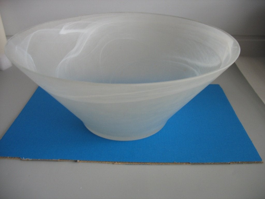 Mat glazen schaal, Nieuw, Ophalen of Verzenden, Effen, Glas