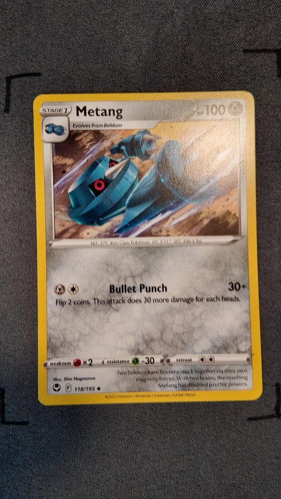 Metang 118 Silver Tempest | Pokemon kaart, Ophalen, Zo goed als nieuw, Losse kaart
