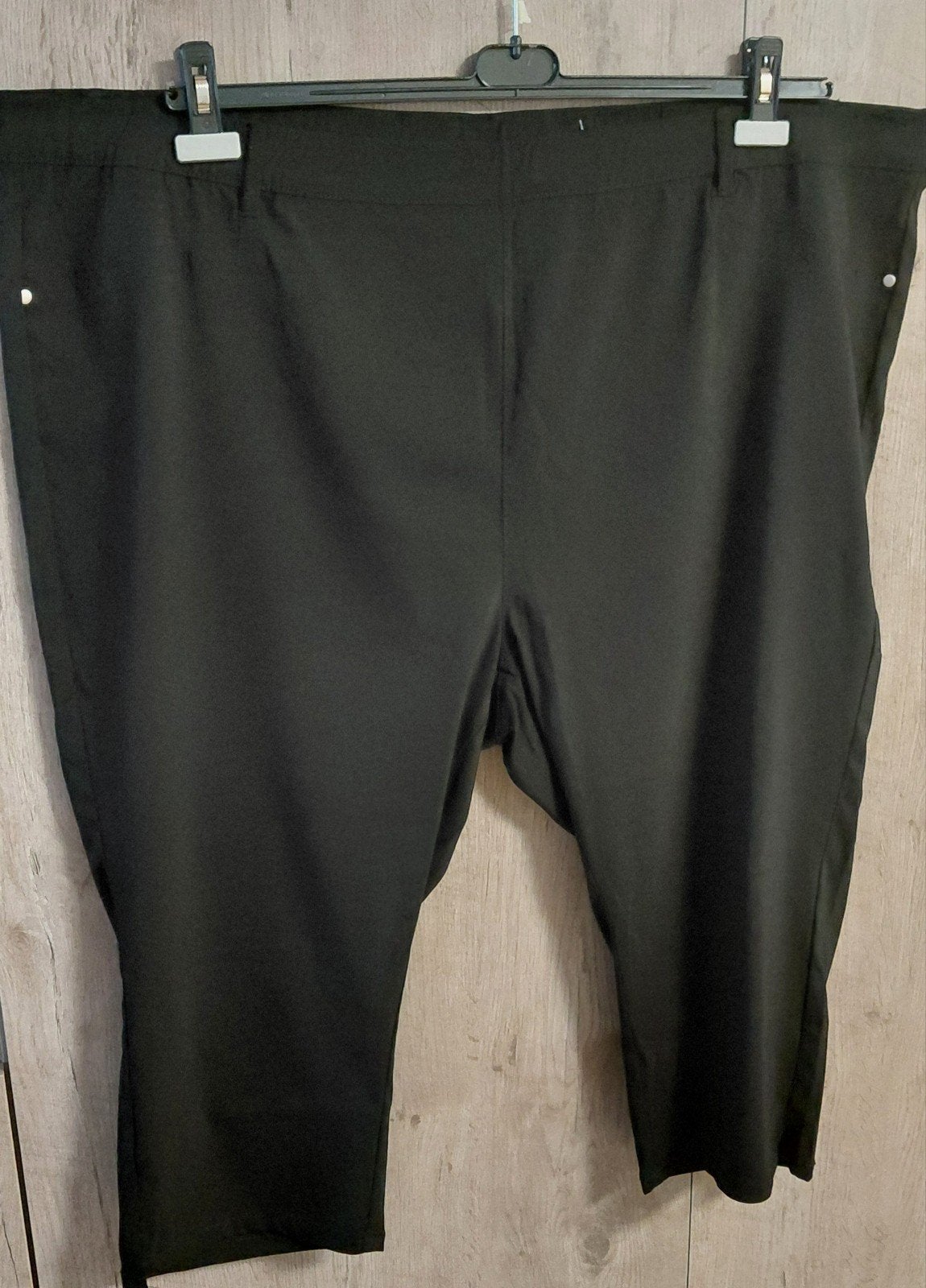 Zwarte driekwart broek Janina Curved, maat 58, Ophalen of Verzenden