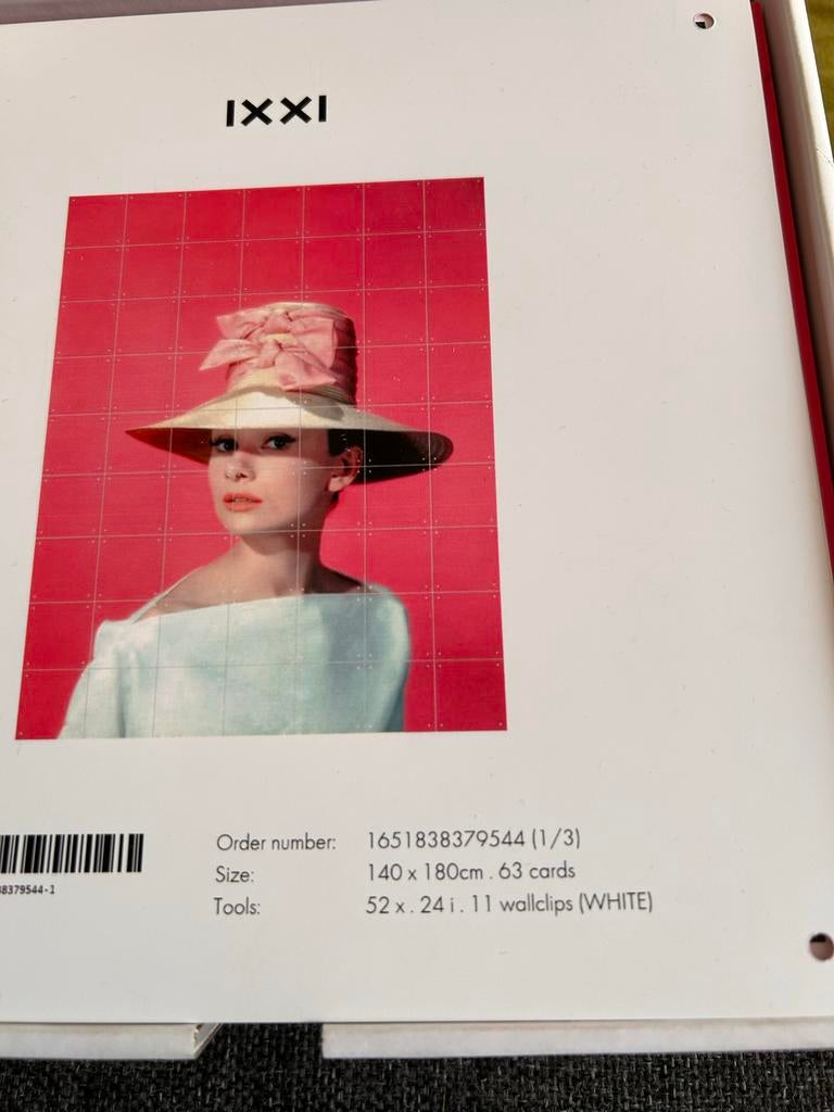 IXXI wanddecoratie portret Audrey Hepburn (vaste prijs)., 180 cm, Meerkleurig, Ophalen of Verzenden, Wandbord of Wandpaneel
