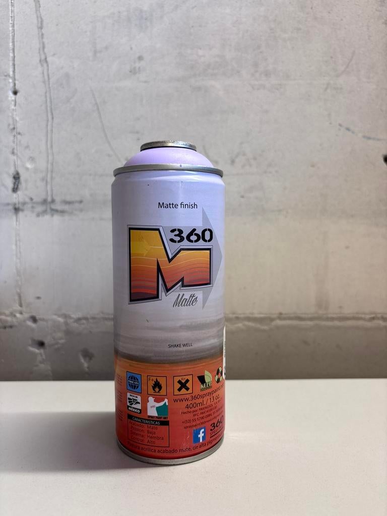 Spuitbus 360 Spraypaint lila graffiti, Ophalen of Verzenden, Nieuw