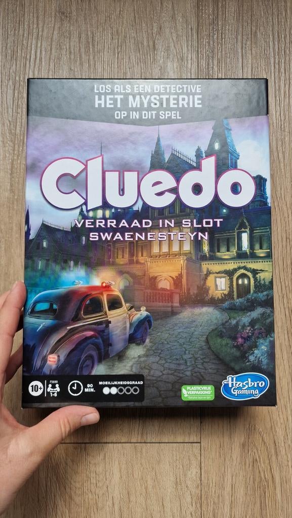 Cluedo: Verraad in Slot Swaenesteyn - Escape Room Editie new, Drie of vier spelers, Ophalen of Verzenden, Zo goed als nieuw, Hasbro Gaming