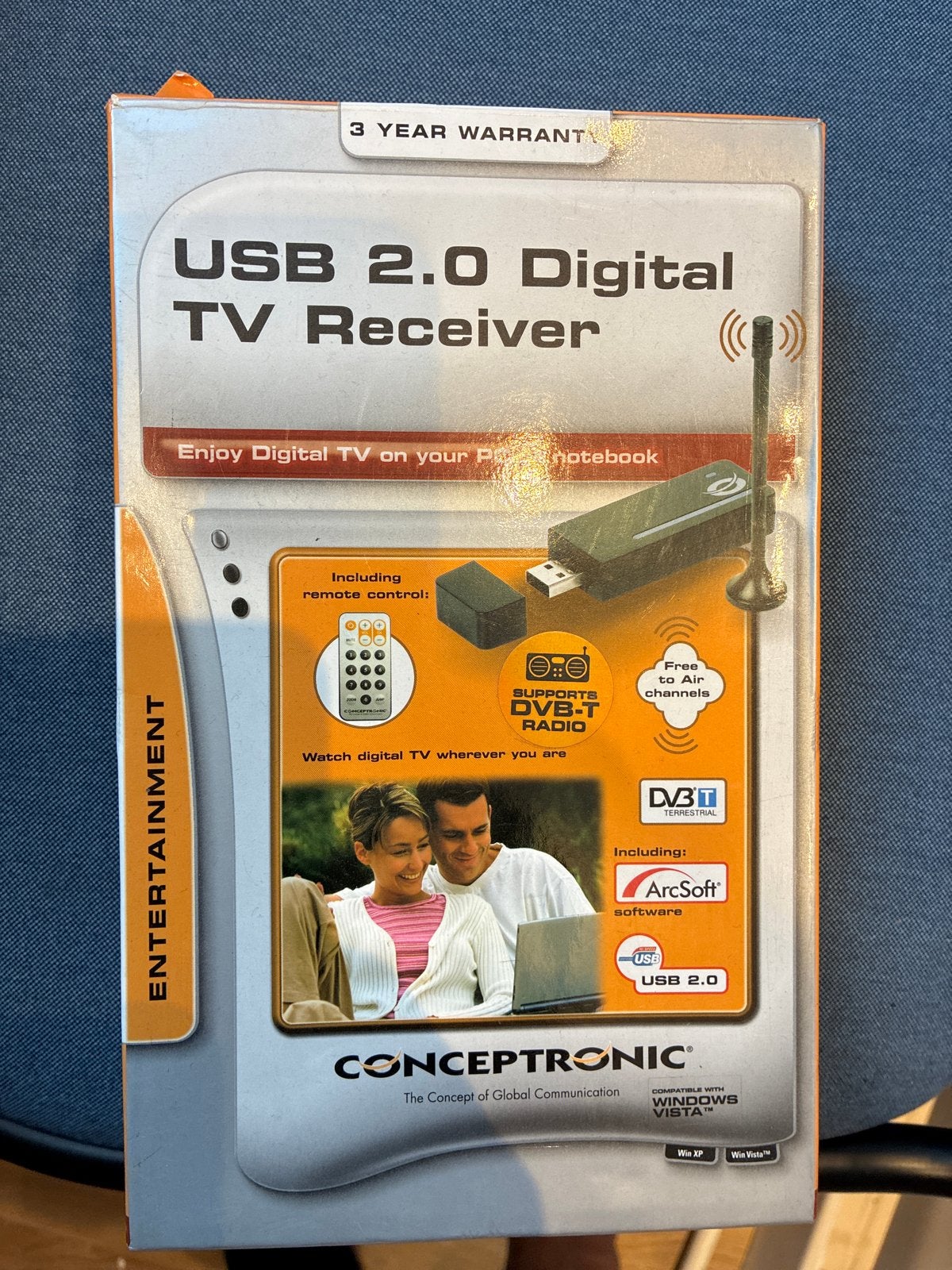 Conceptronic USB 2.0 Digitale TV Ontvanger DVB-T, Ophalen of Verzenden, Nieuw