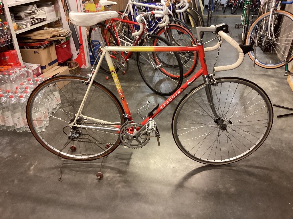 Faggin vintage racefiets, Ophalen, Jaren '60 of nieuwer, Velgrem, 59 cm of meer
