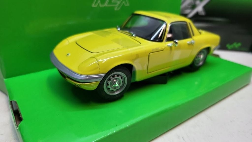 Lotus Elan, geel, 1965, Hobby en Vrije tijd, Auto, Welly, Welly, Nieuw