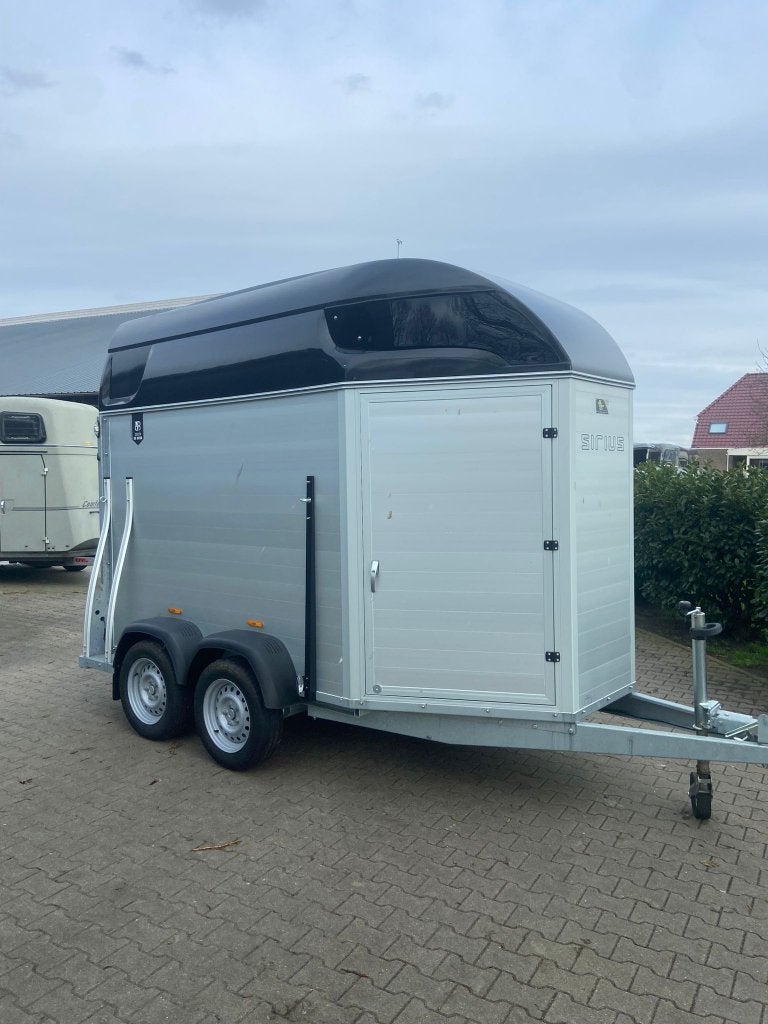 2 Prds Aluminium Sirius S 77 met  Zadelkamer., Ophalen, Nieuw, Aluminium, 2-paards trailer