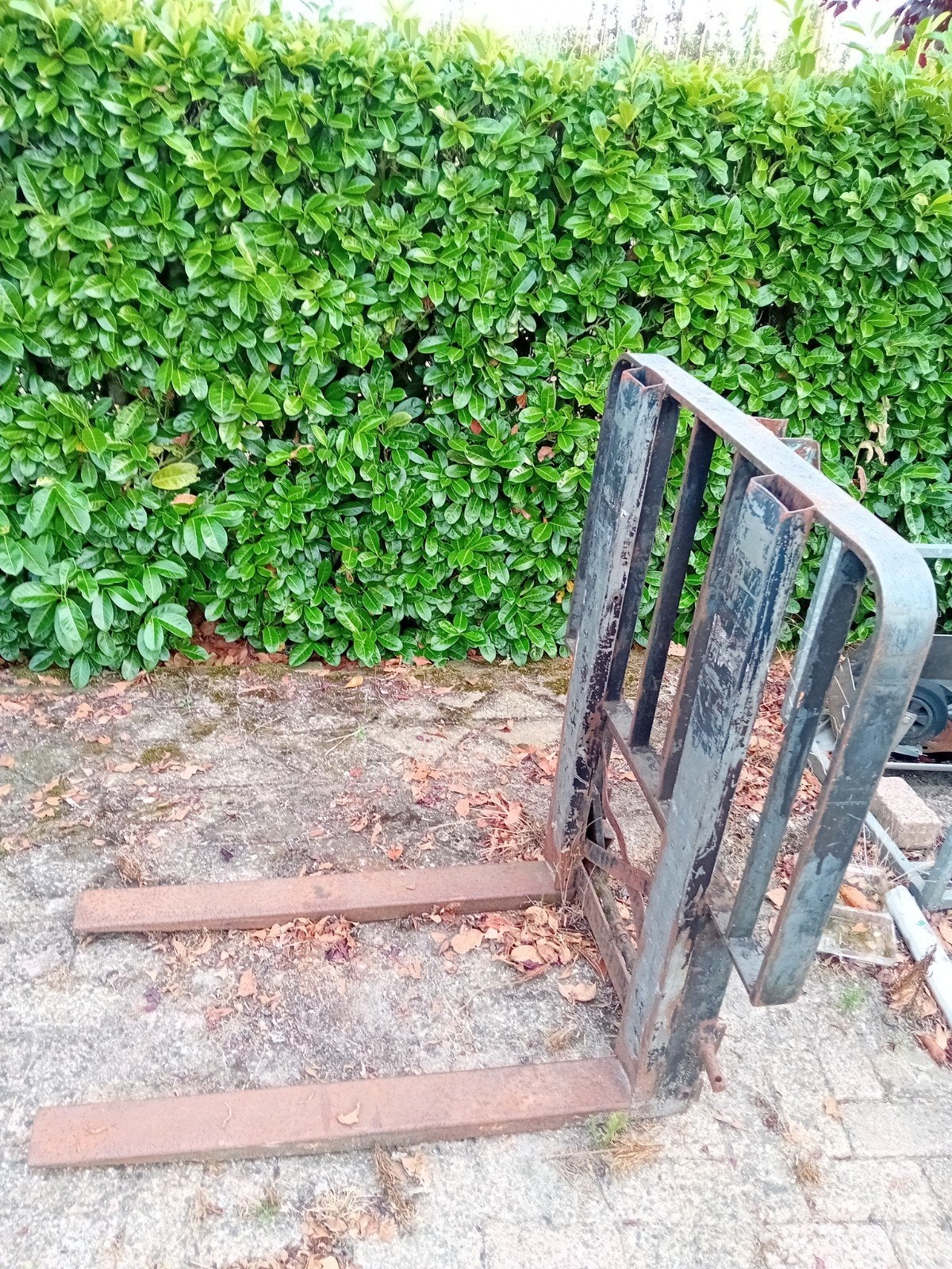 Palletlichter op hefinrichting, Ophalen