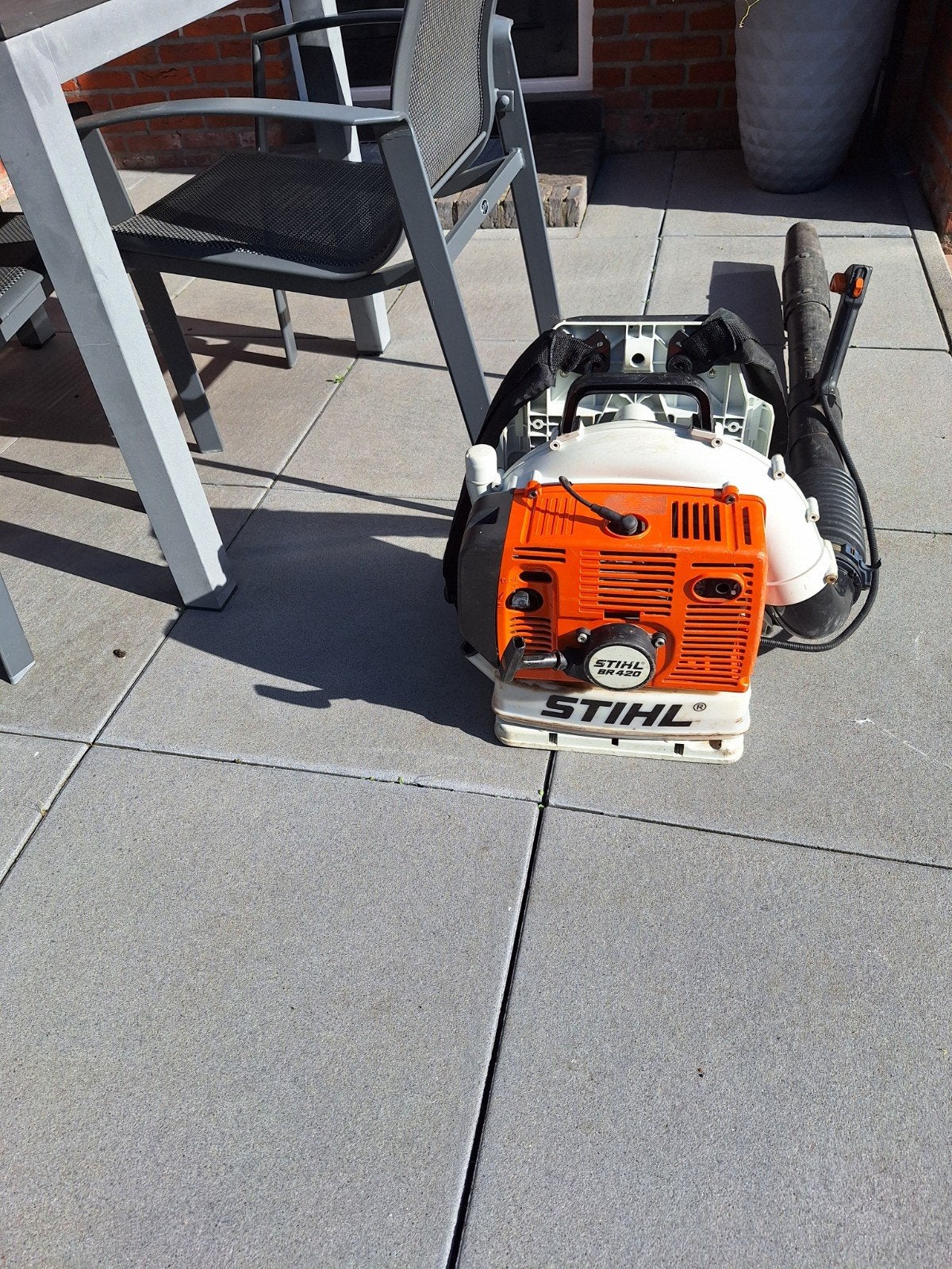 Stihl br420 bladblazer, Ophalen, Gebruikt, Benzine
