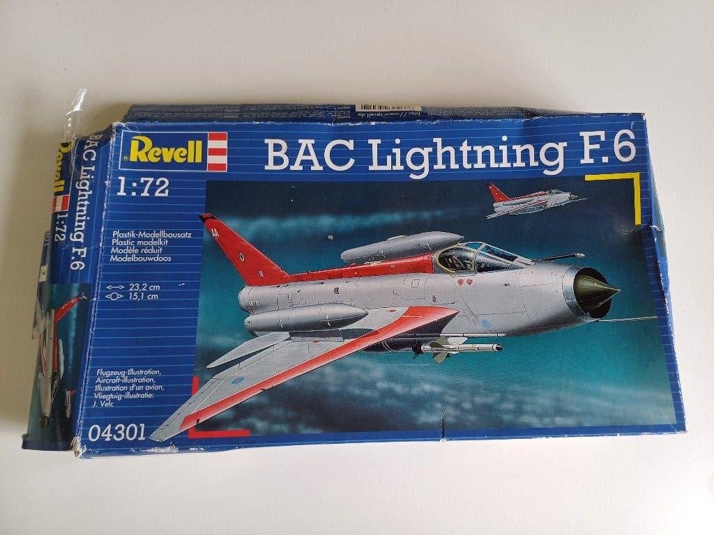 Revell 1/72 BAC Lightning F6 bouwdoos nieuwe, Revell, Nieuw, Ophalen of Verzenden, Groter dan 1:72