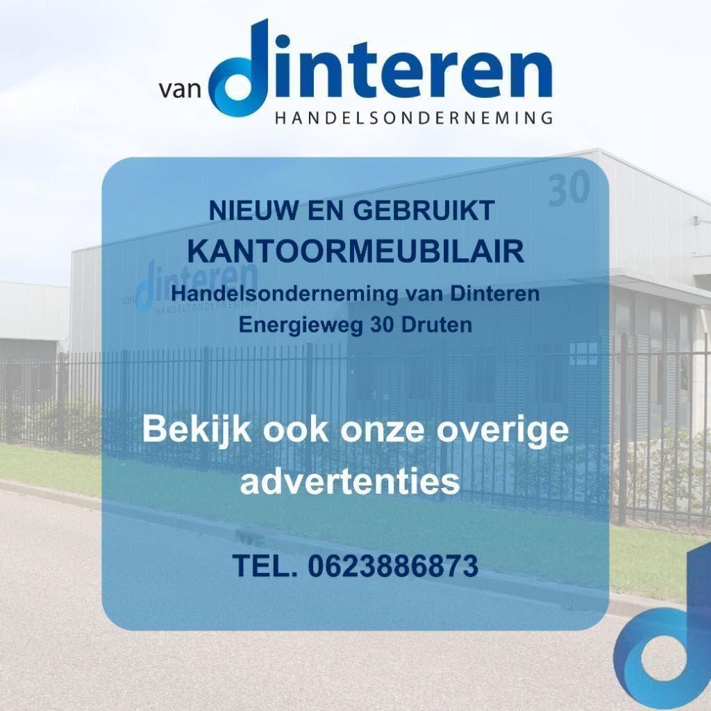 Oranje (gestoffeerde) bureaustoel / kantoorstoel / werkstoel, Huis en Inrichting, Ophalen, Gebruikt, Oranje