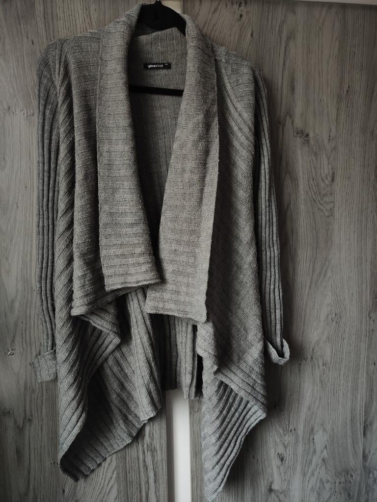 Gina Tricot grijs vest maat M, Maat 38/40 (M), Gina Tricot, Ophalen of Verzenden, Zo goed als nieuw
