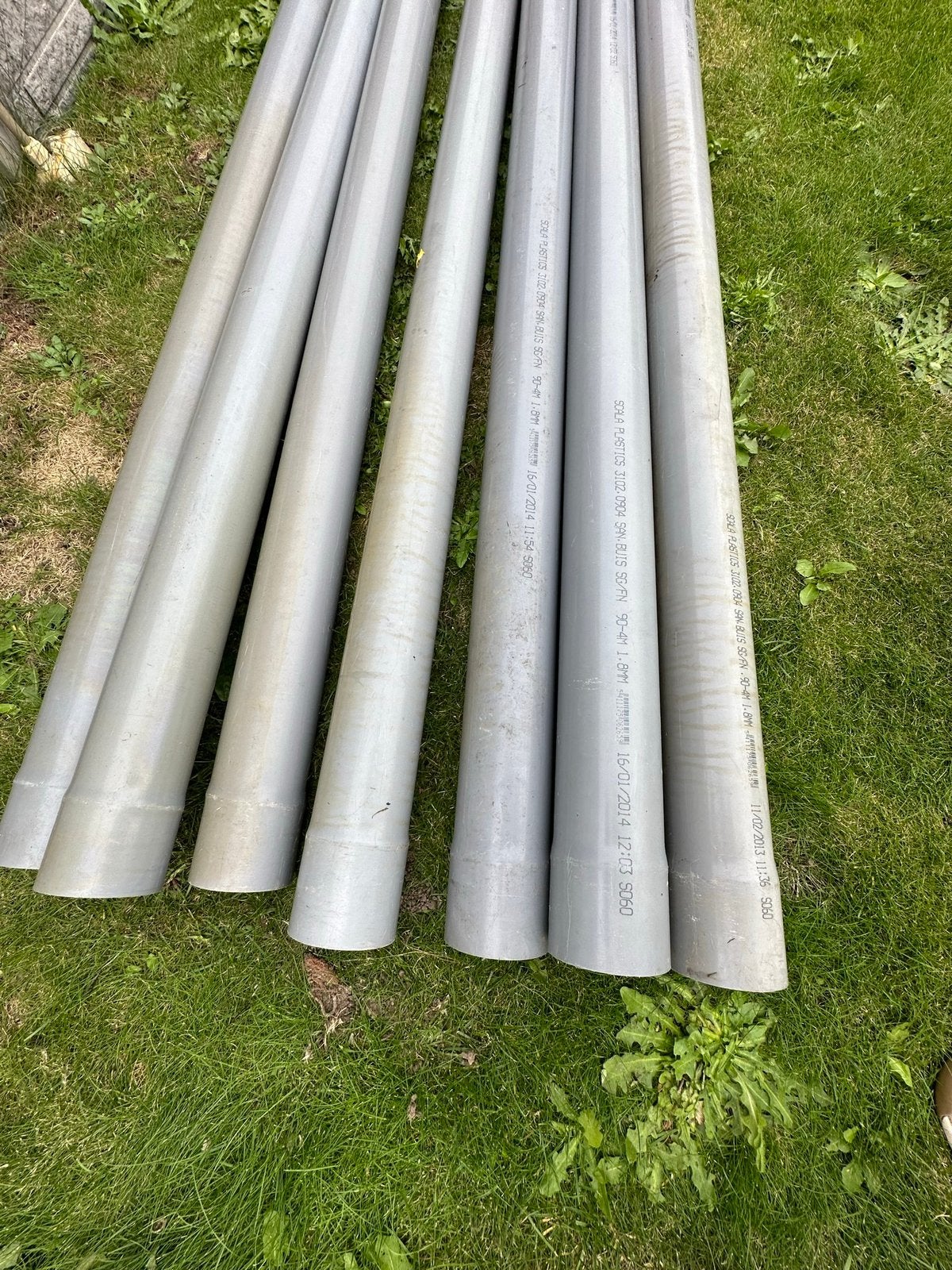 Gratis af te halen afvoerbuizen 7x, Doe-het-zelf en Verbouw, Ophalen, Afvoer, Pvc, Minder dan 20 mm