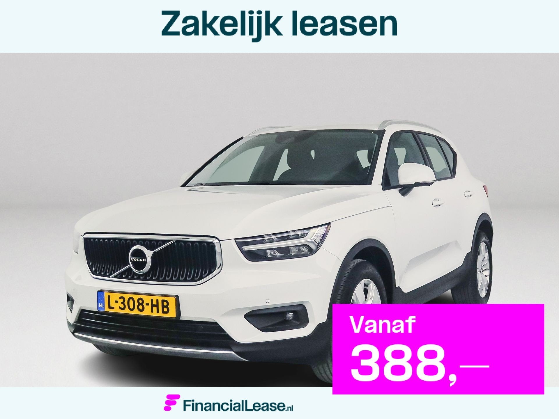 Volvo XC40 T2 Momentum | Park assist | Cruise control | Clim, Voorwielaandrijving, Stof, Gebruikt, Wit
