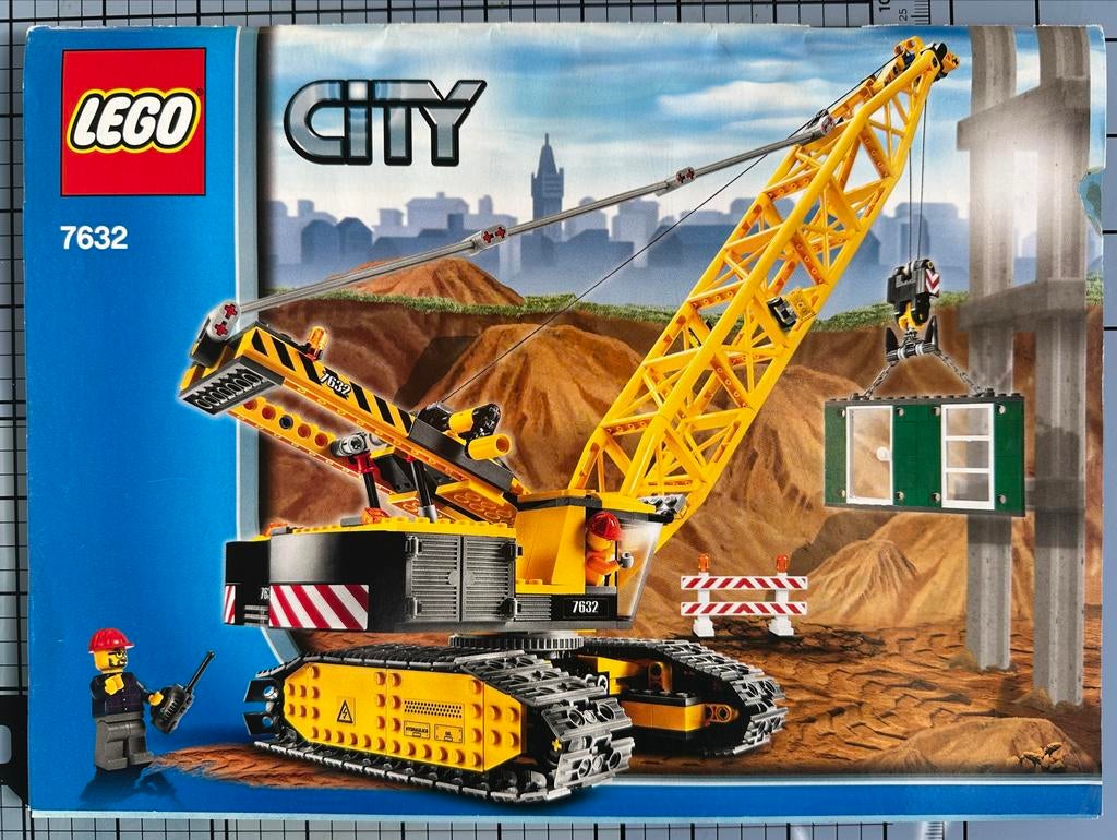 Lego City 7632 Hijskraan - Complete Set met Stickervel, Kinderen en Baby's, Speelgoed | Duplo en Lego, Ophalen of Verzenden, Zo goed als nieuw