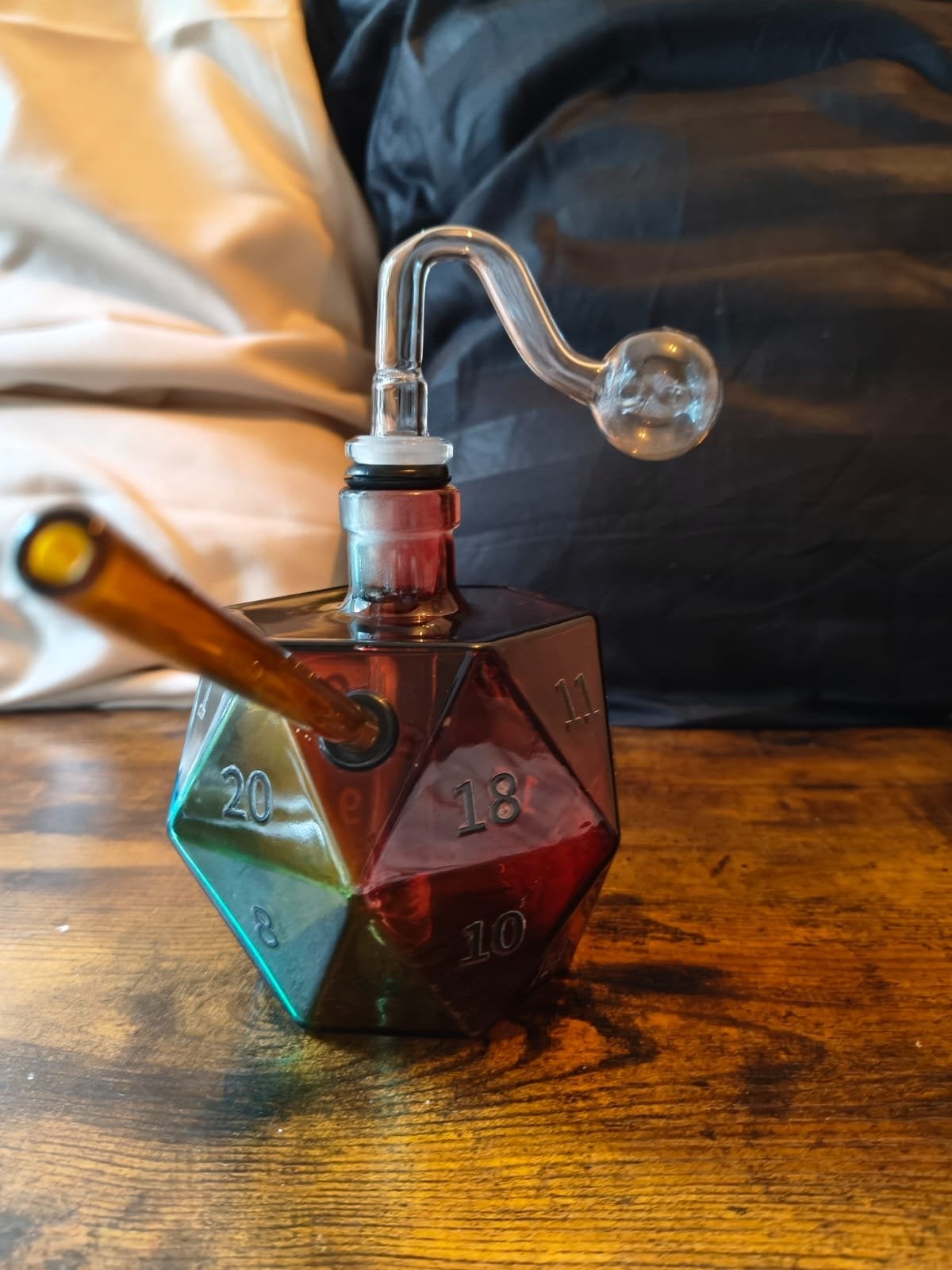 Unieke dobbelsteen waterpijp\bong, Ophalen of Verzenden, Nieuw, (Water)pijp
