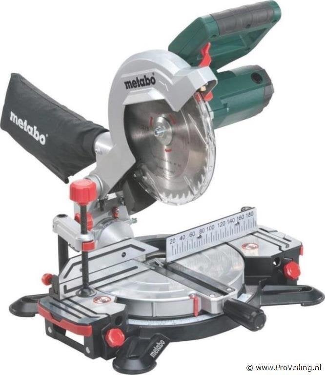 Online Veiling: Metabo KS216M afkortzaag, Nieuw