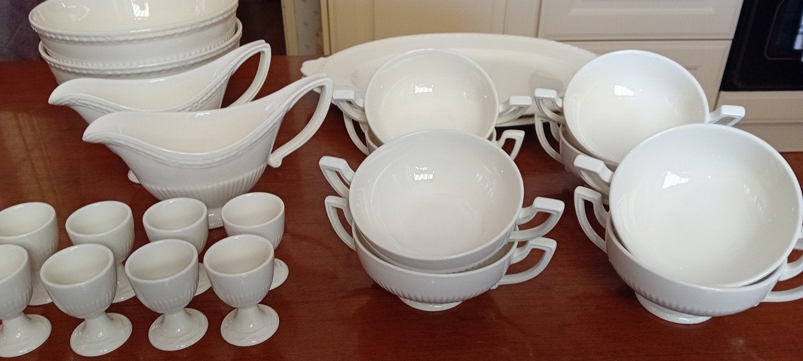 Recamier servies van Blokker. Goede staat., Huis en Inrichting, Ophalen of Verzenden, Gebruikt, Aardewerk, Klassiek