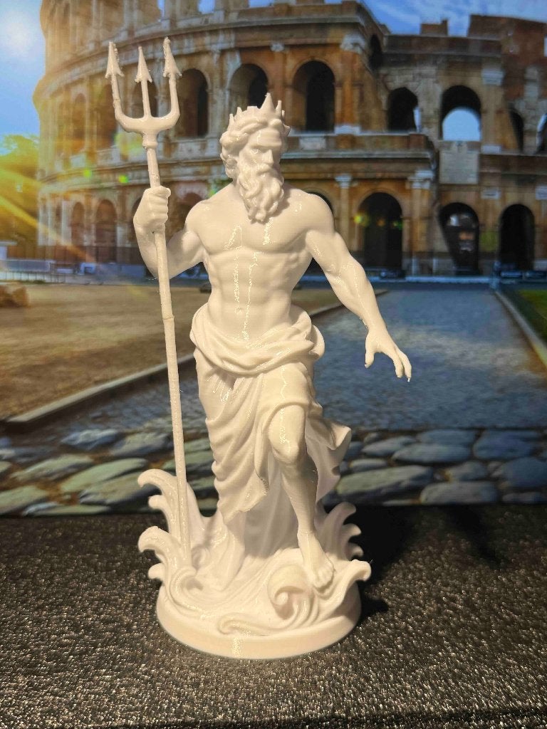 Poseidon / Neptunus Beeld, Verzenden, Zo goed als nieuw, Fantasy