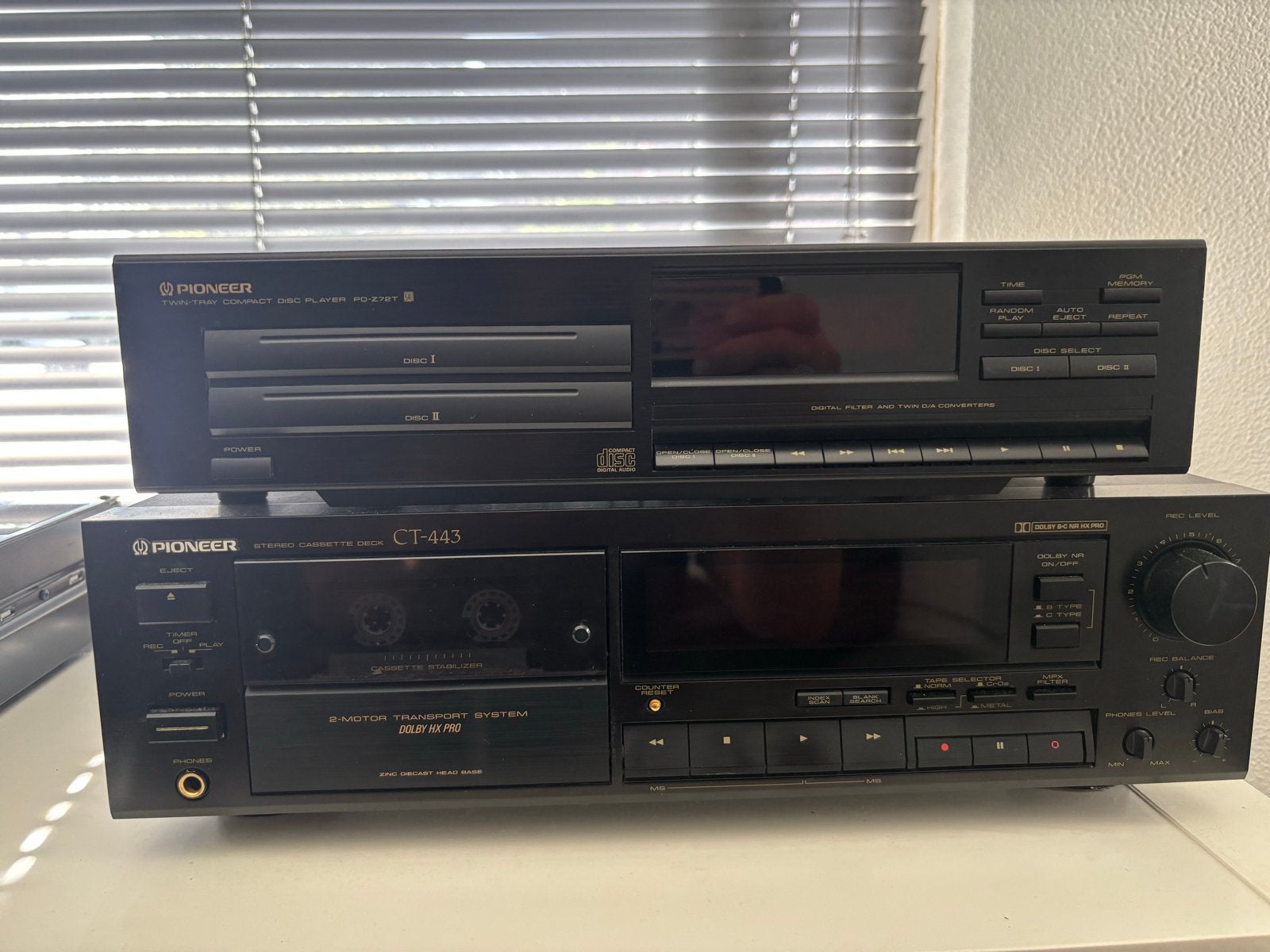 Pioneer CD-speler PD-S707 & Cassettedeck CT-443, Ophalen, Zo goed als nieuw, Pioneer