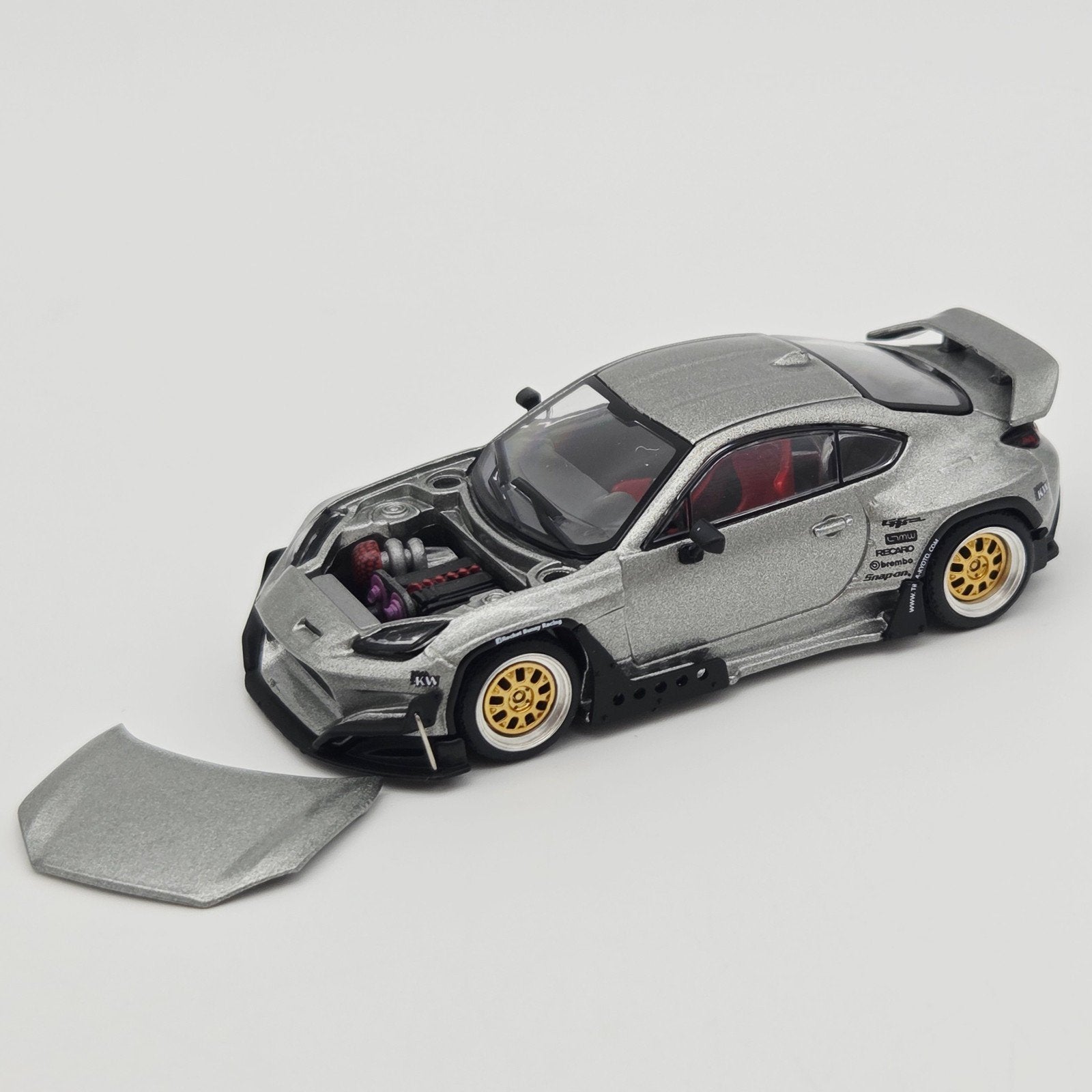 Pop Race – Pandem GR86, silver, Hobby en Vrije tijd, Mymodelcar@outlook.com, Auto, Ophalen of Verzenden, Pop Race