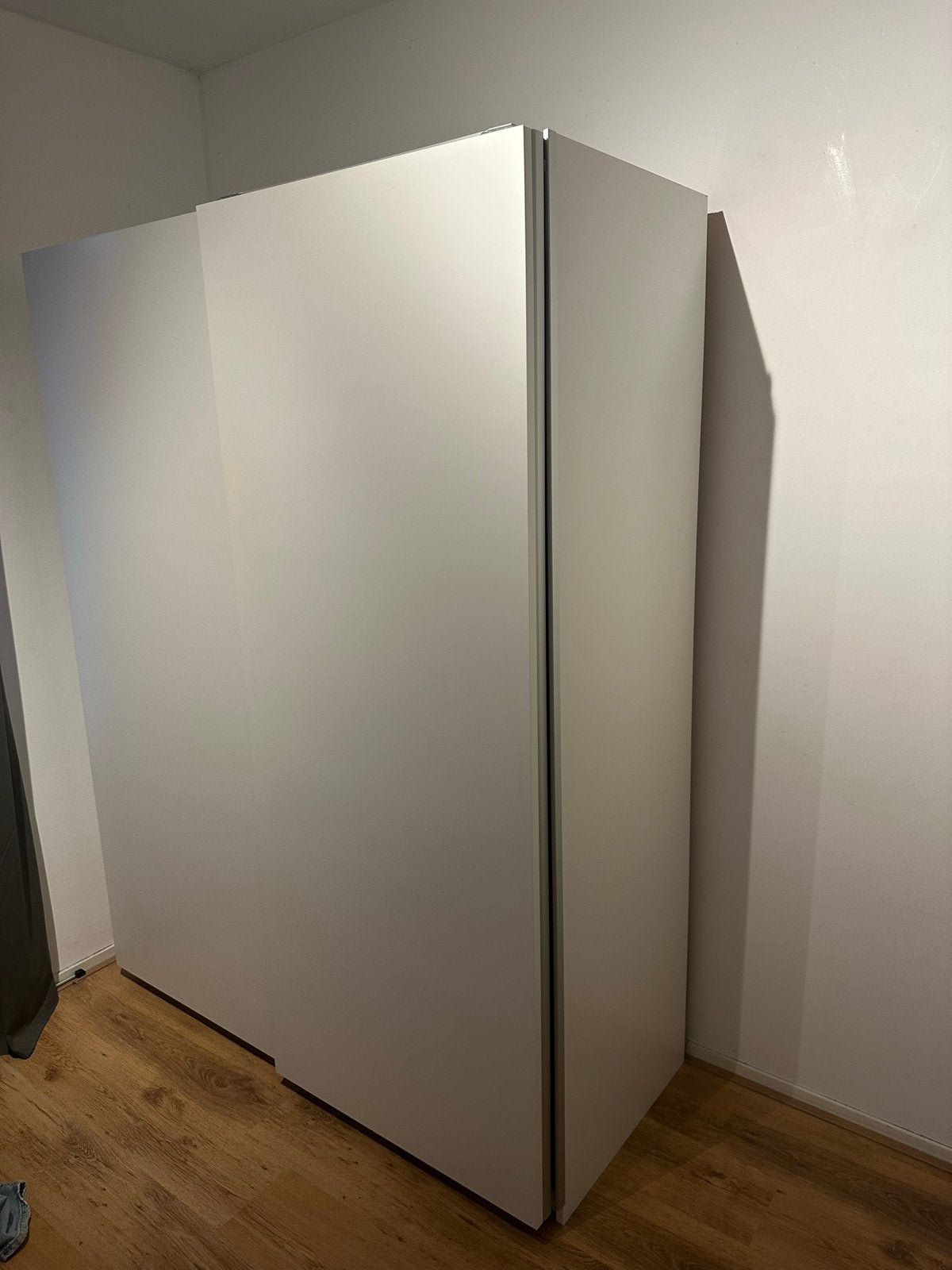 Twee IKEA Pax kasten met schuifdeuren (wit), Ophalen, Gebruikt, 100 tot 150 cm, 200 cm of meer